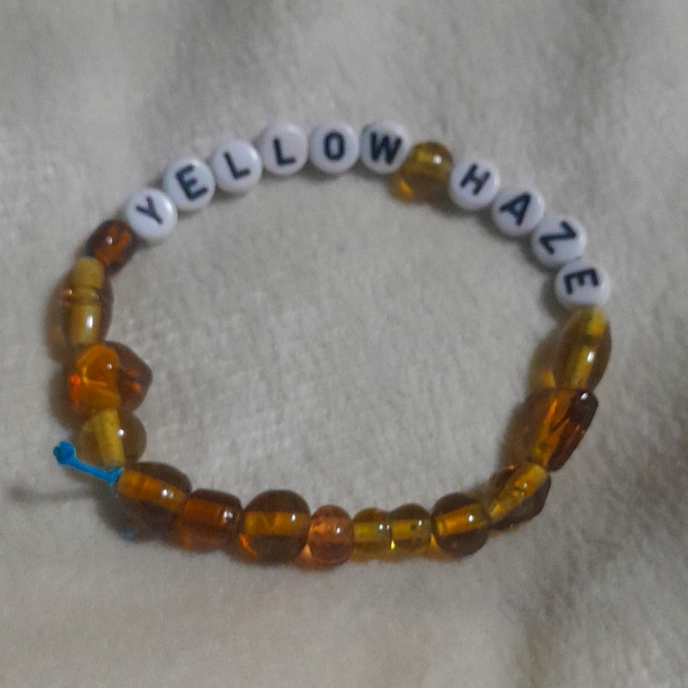 Yellow haze bracelet
